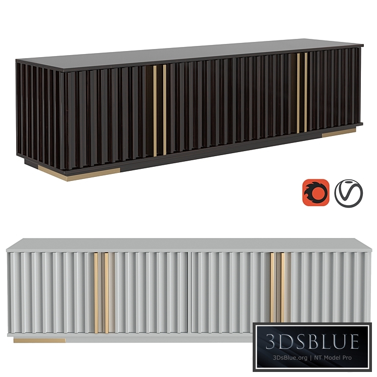 Casa Magna Relevo TV Sideboard