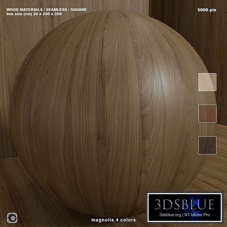 Material wood (seamless) magnolia - set 114