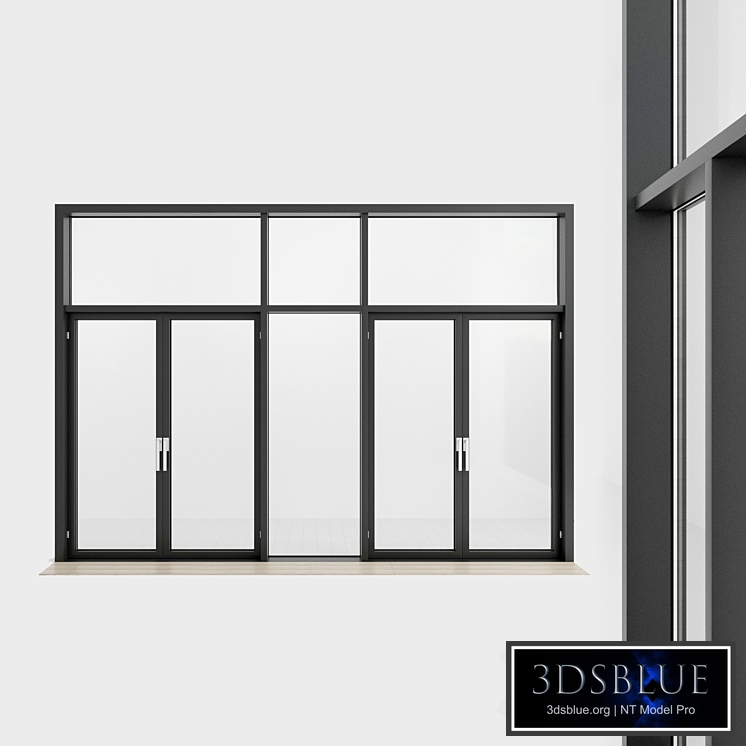 Panoramic glazing. Stained glass. 107