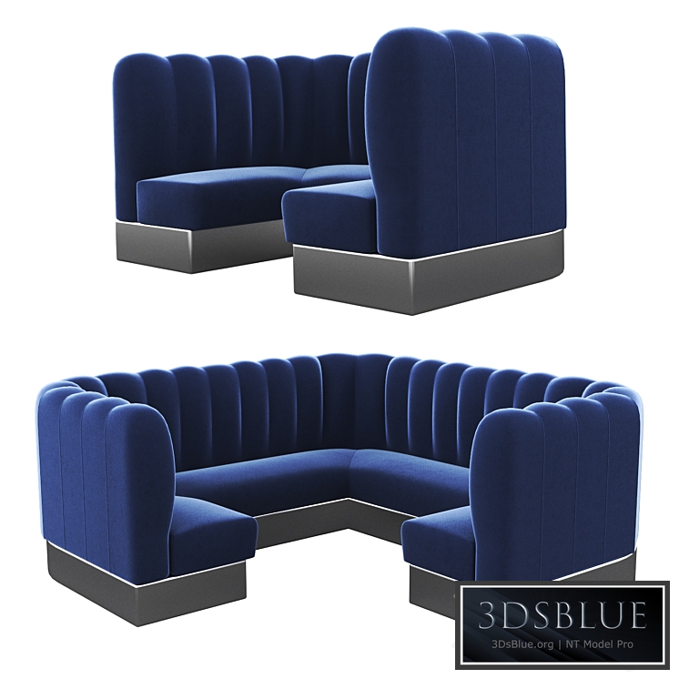 Corner sofa for restaurant cafe