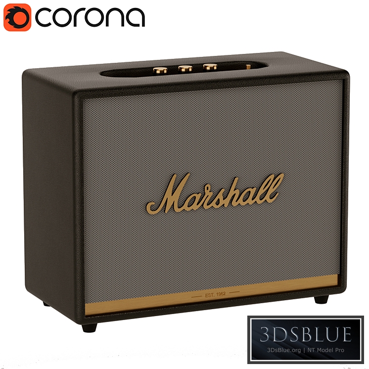 Marshall Loudspeaker Woburn II Black Leather