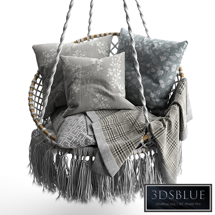 Rattan hammock SPELL Macrame