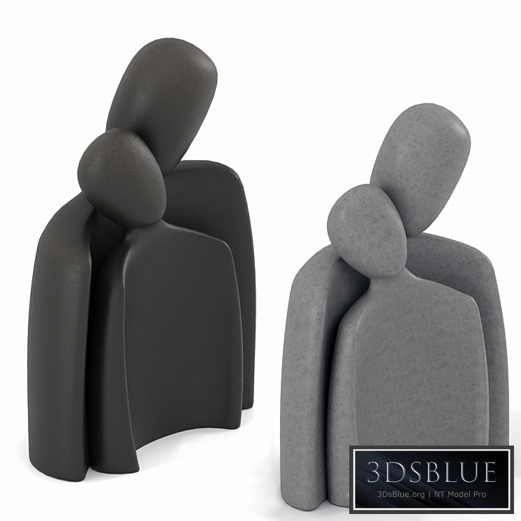 Sculpture of a man and a woman