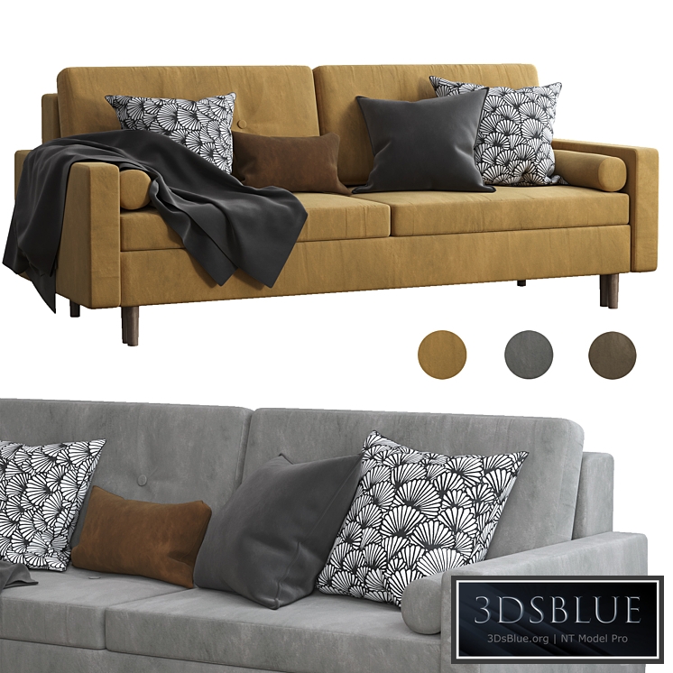 Dins velvet sofa