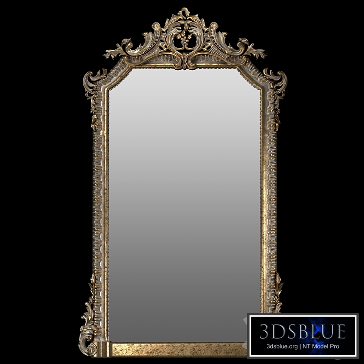 French 19th Century Louis XVI Style Giltwood Classical Mirror