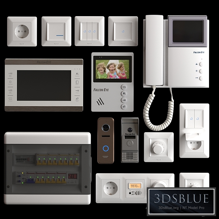 Falcon and Legrand Home Electronics Set