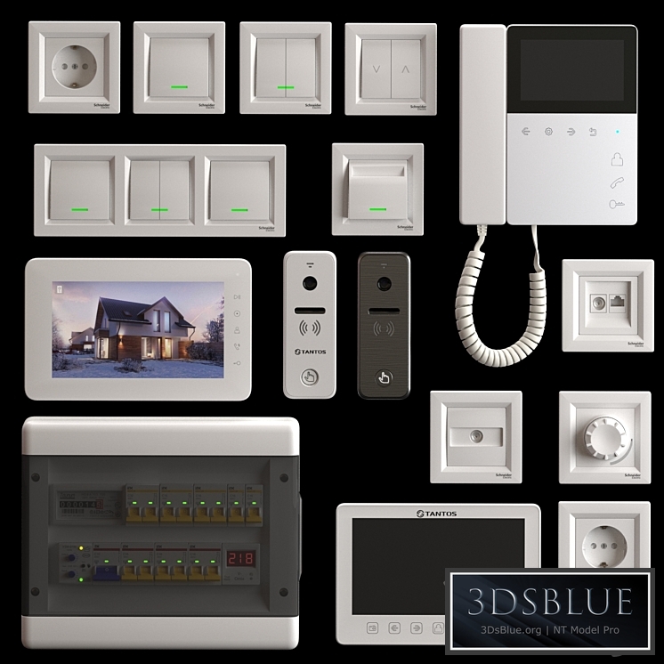 Tantos and Schneider Electric home electronics kit