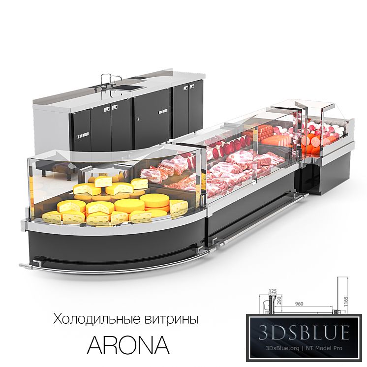 Refrigerated display cases ARONA