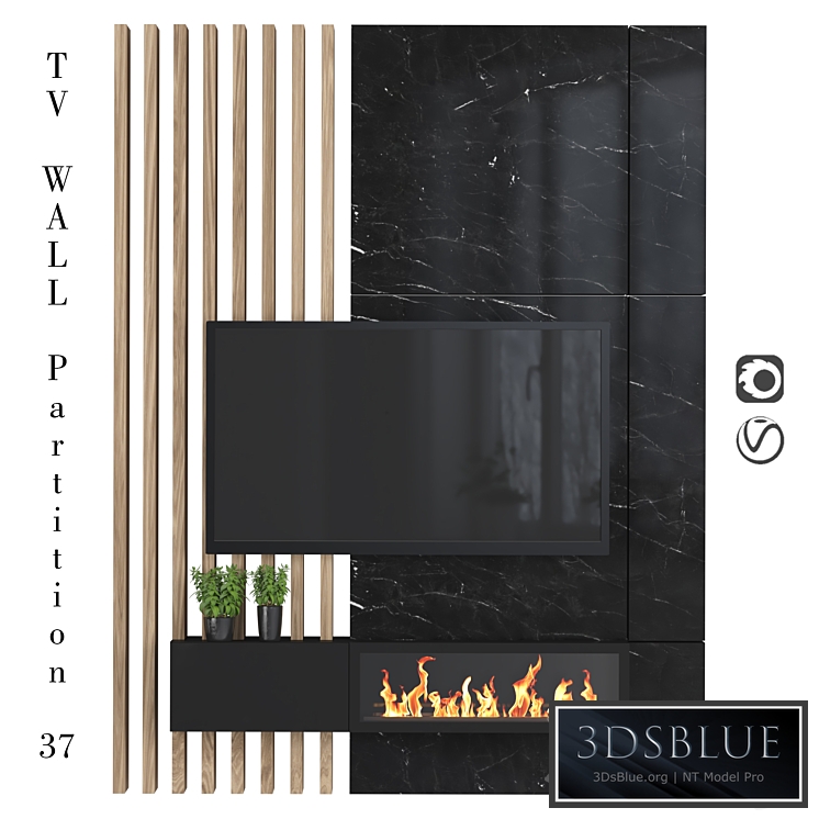 TV Wall partition 37
