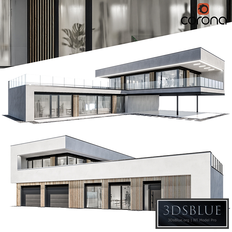 Modern house 09 | night