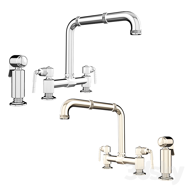 Mixer Atlas Two Hole Bridge