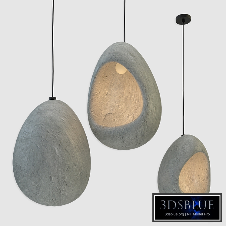 Sculptural Rogan Gregory Illuminated Pendants