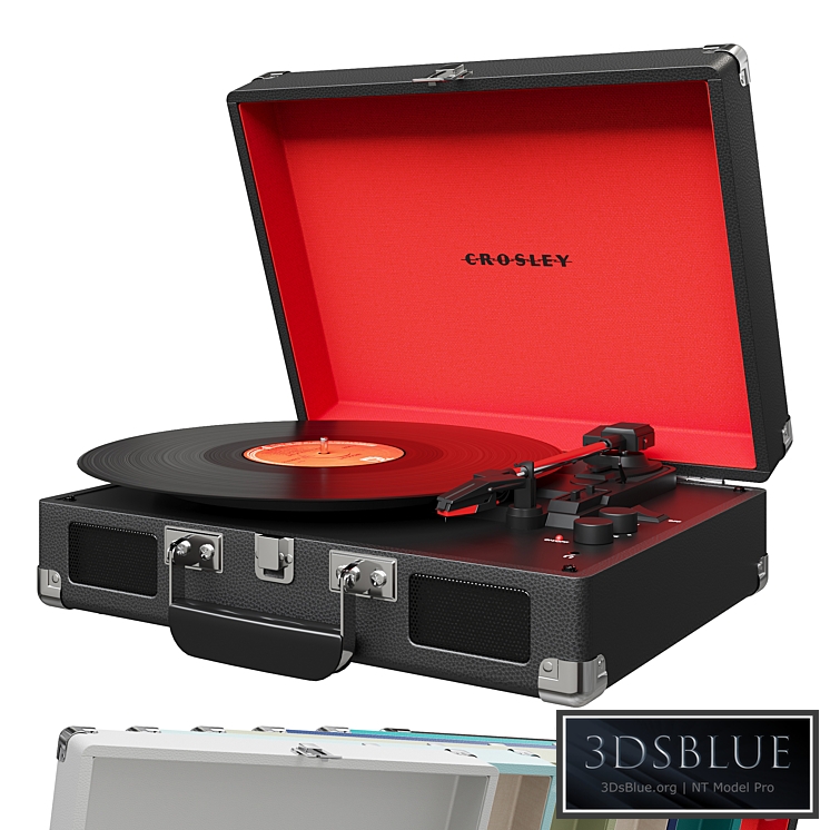 Crosley Cruiser Deluxe Portable Vinyl Player