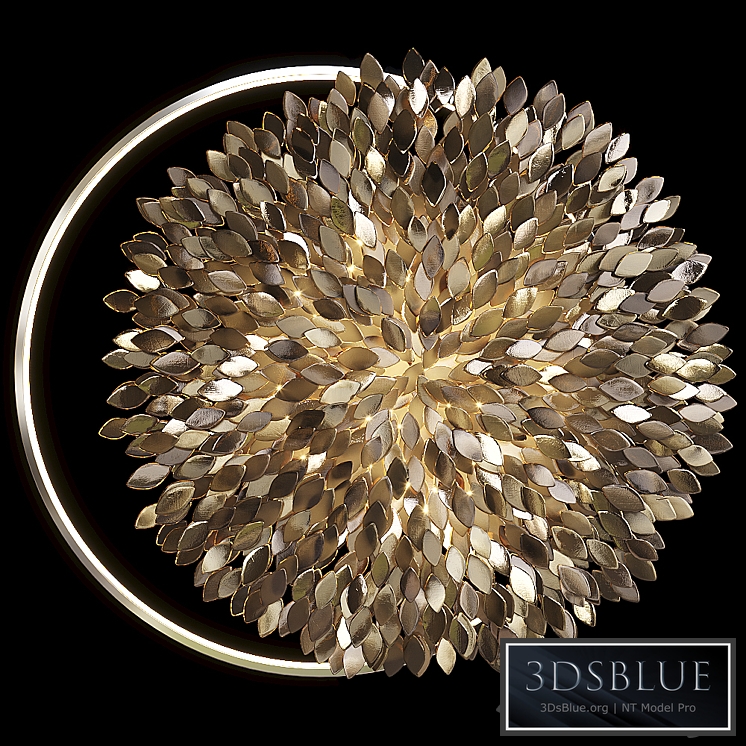 Wall sculpture Artetfloritude with lighting