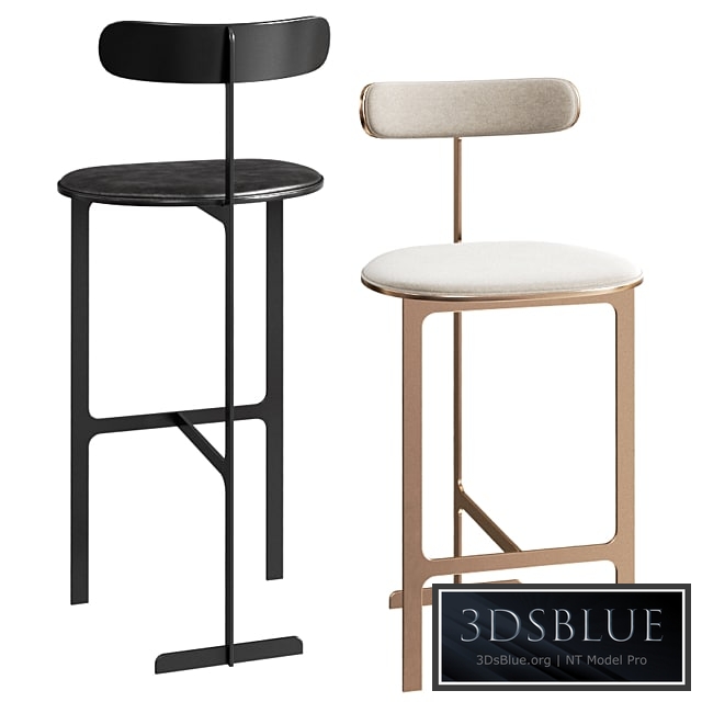 Park Place Counter or Bar Stool by Yabu Pushelberg