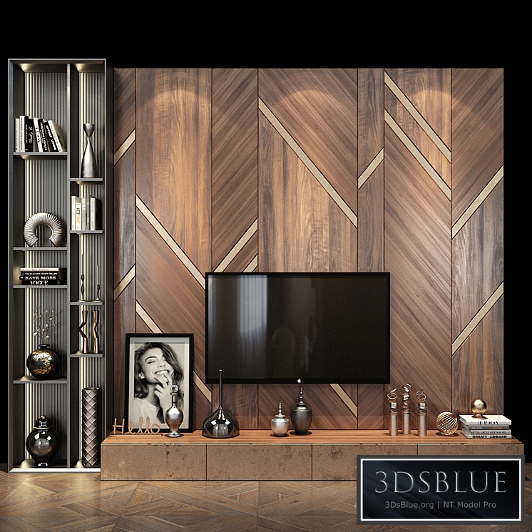 TV shelf set 312
