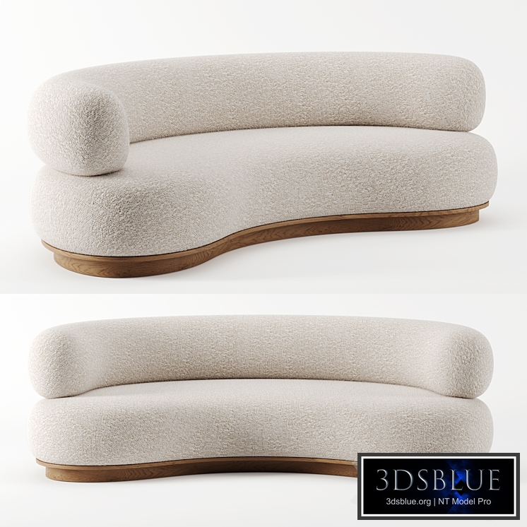 Split sofa by Emmanuelle Simon