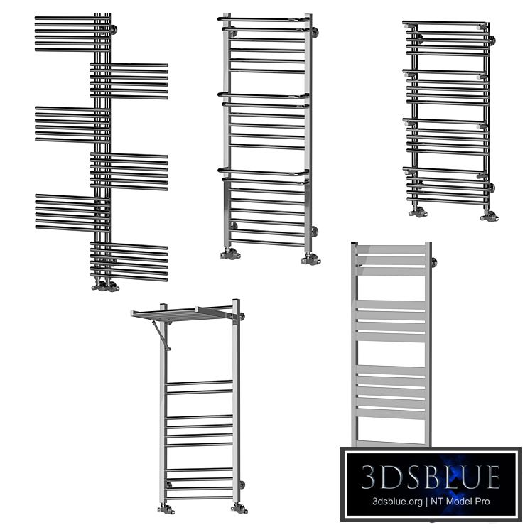 Heated towel rail set