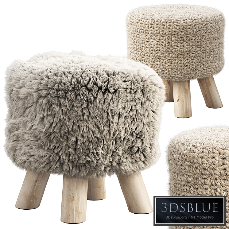 Joybird Yoli pouf (2 options)