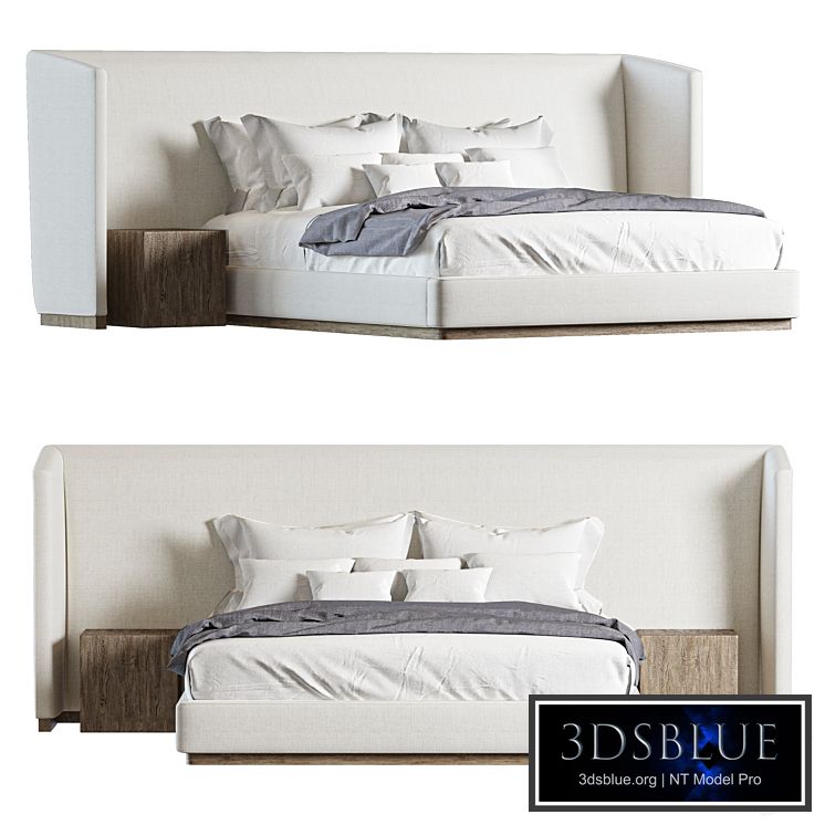 RH ALESSA EXTENDED SHELTER BED