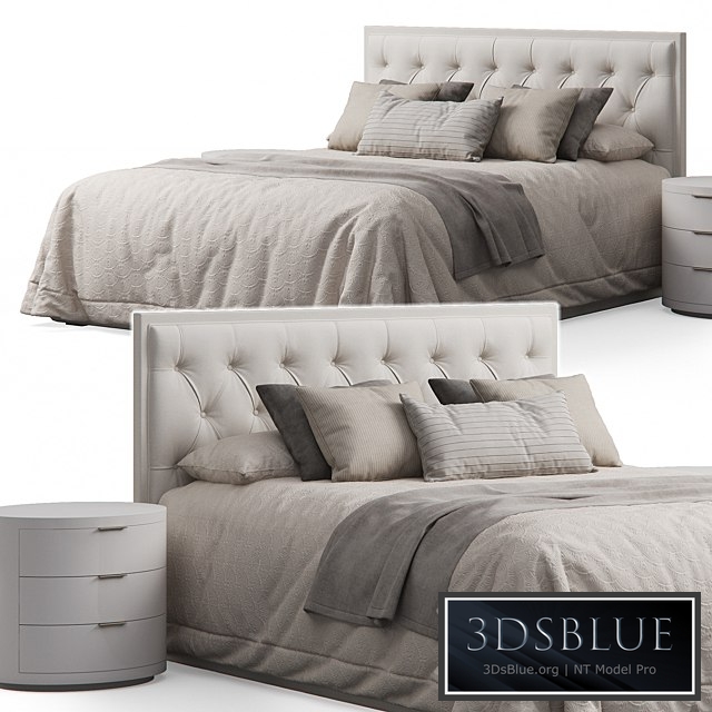 Alix Tufted Headboard Bed