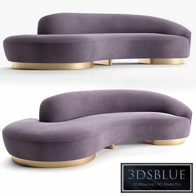 Serpentine Sofa with Arm
