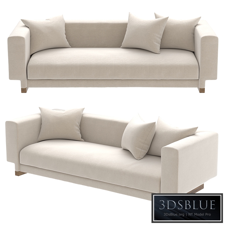 Sofa with wooden internal structure