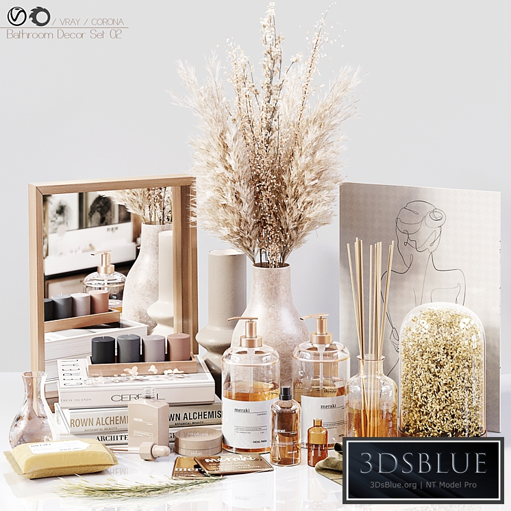 Bathroom Decor Set 02