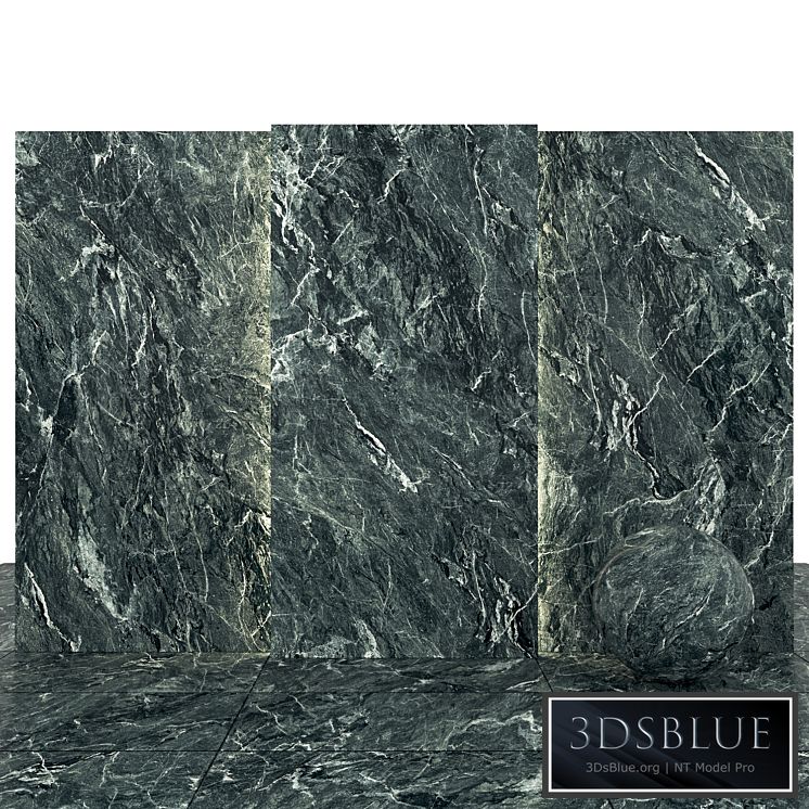Alps dark green marble