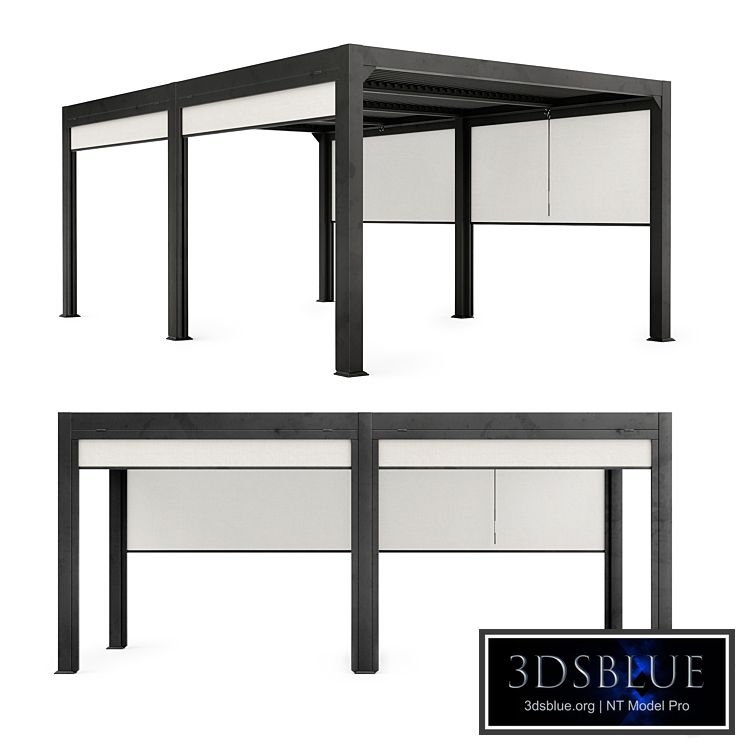 Terrace pergola MARANZA 540cm gray