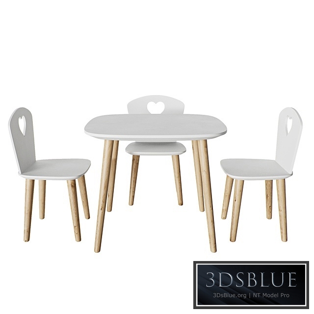 Children's chair and table