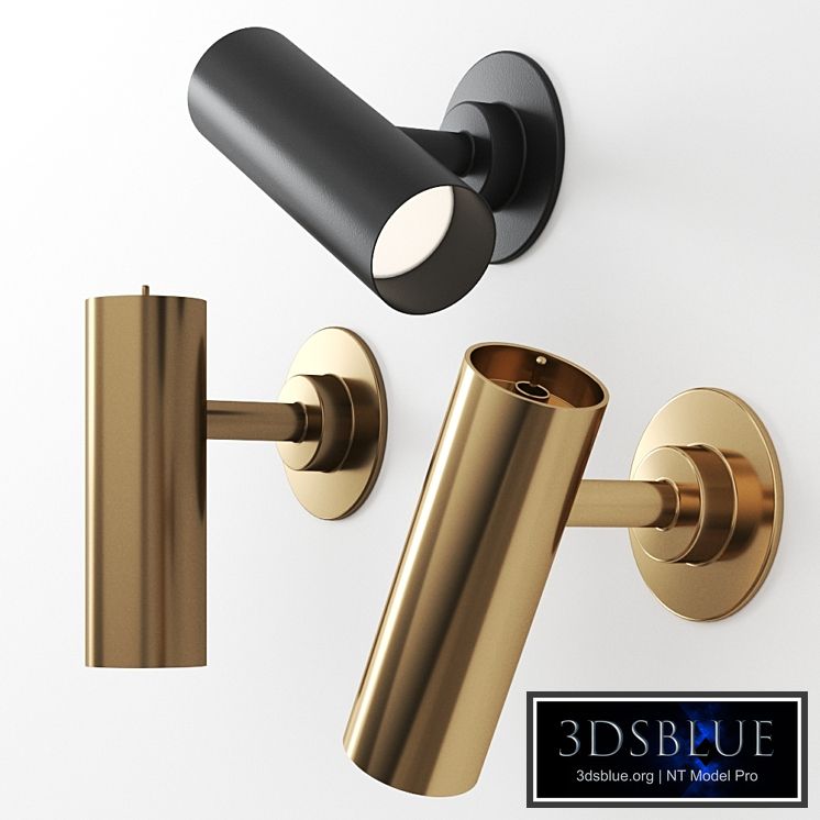 Heron wall satin brass by CTO Lighting Wall lamp Sconce