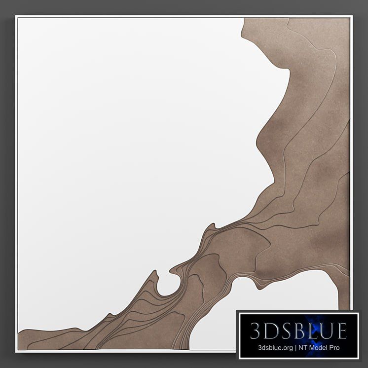 Contour In Acrylic & Bronze by Petr Weigl