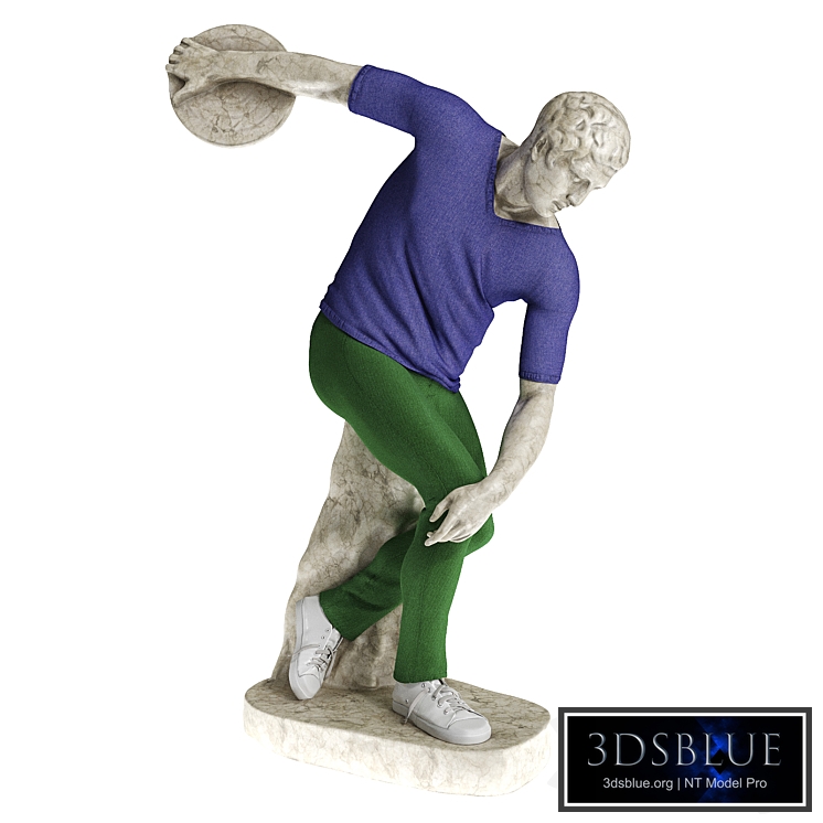 Leo Caillard Discobolus cloth