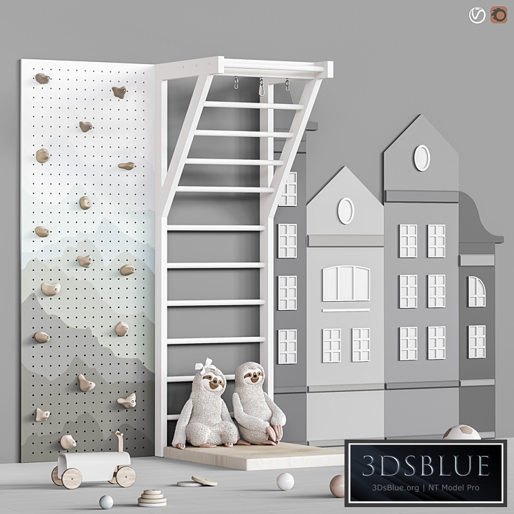 Toys and furniture set 86