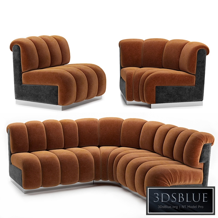 Restaurant modular sofa