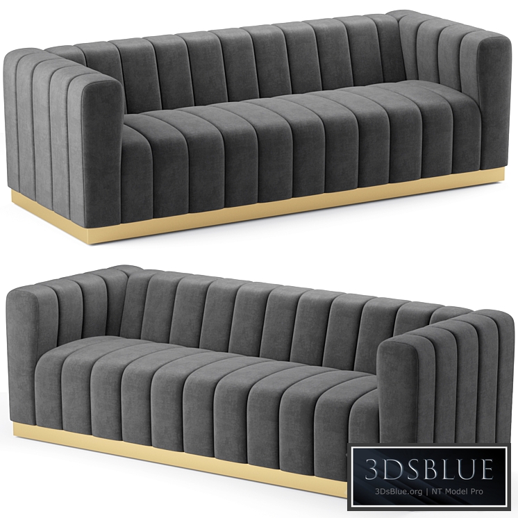 Marlon Velvet Sofa Meridian Furniture