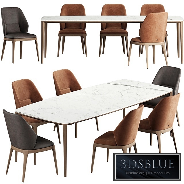 Poliform HENRY Table EMPORIO CHAIR