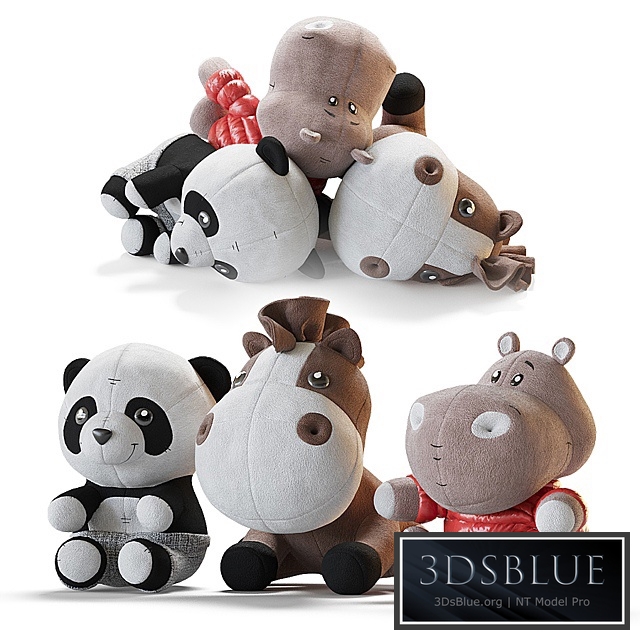 Set of soft toys 2