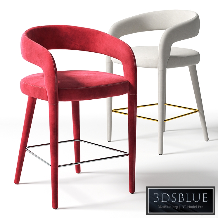 Chair LISETTE COUNTER STOOL CB2 exclusive