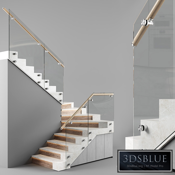 Modern interior stair