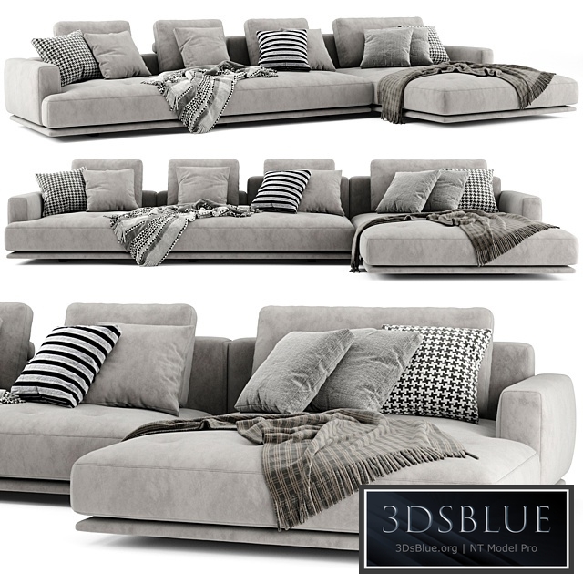 Zanotta shiki chaise longue sofa