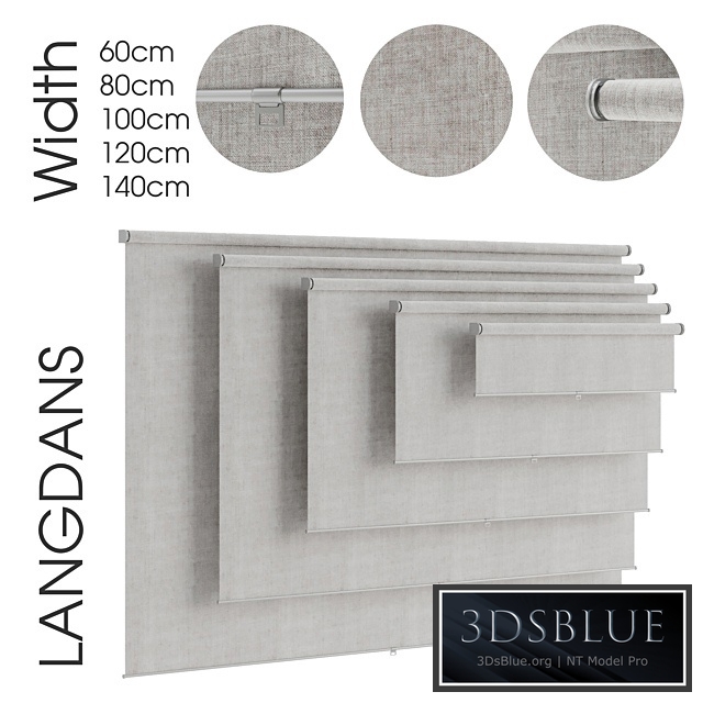 LANGDANS. Roller blind