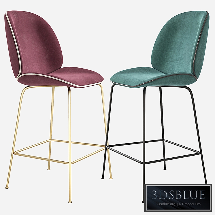 Beetle GUBI Stool Counter Chair