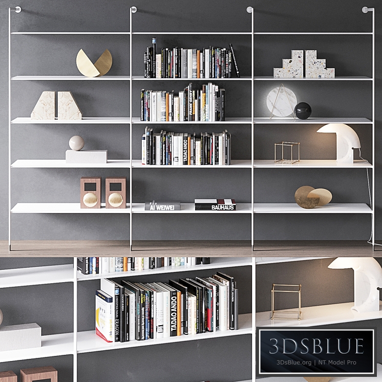 Rimadesio Wind Wall Bookcase