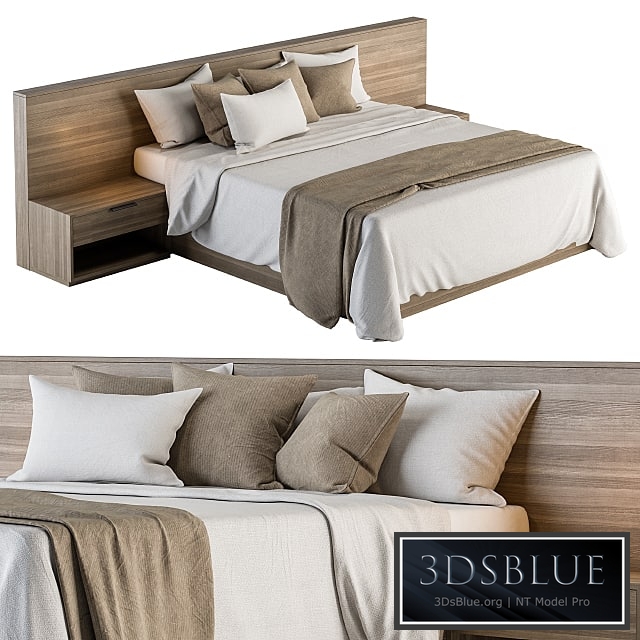Bed Set 11 - White and Brown