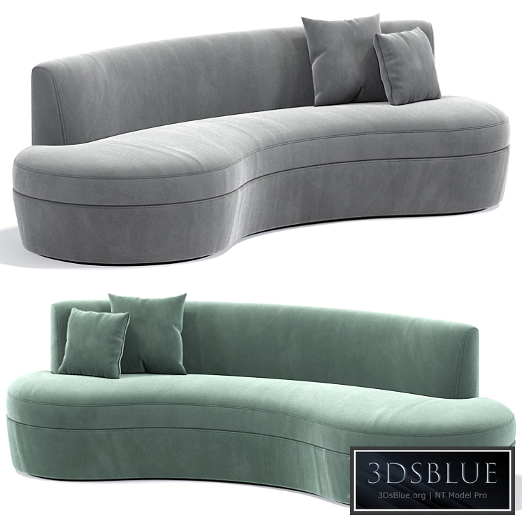Casamilano curved sofa