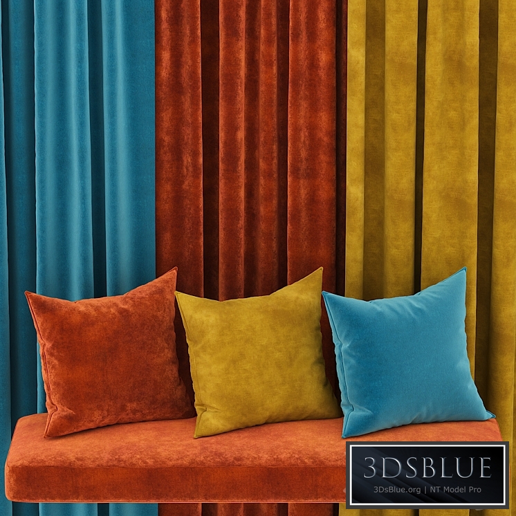 set of materials velvet fabrics Casamance