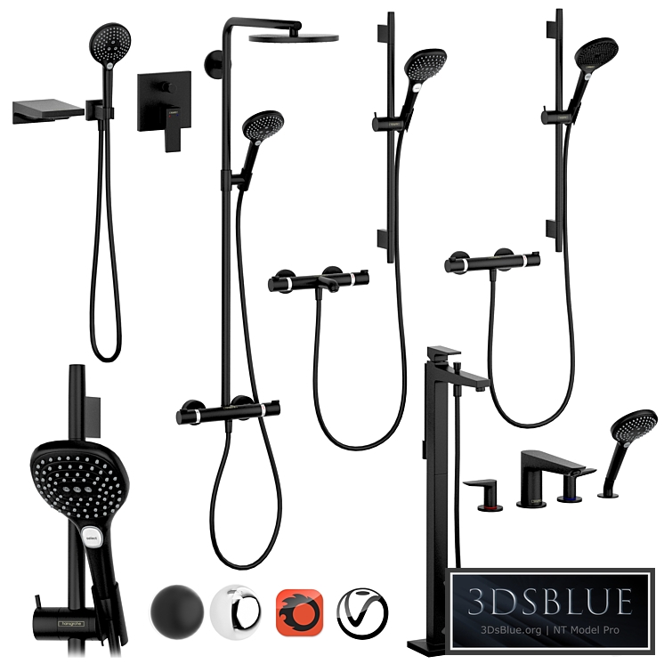 Refill HANSGROHE Set 1 | Ecostat | Metropol | Talis with adjustable shower head