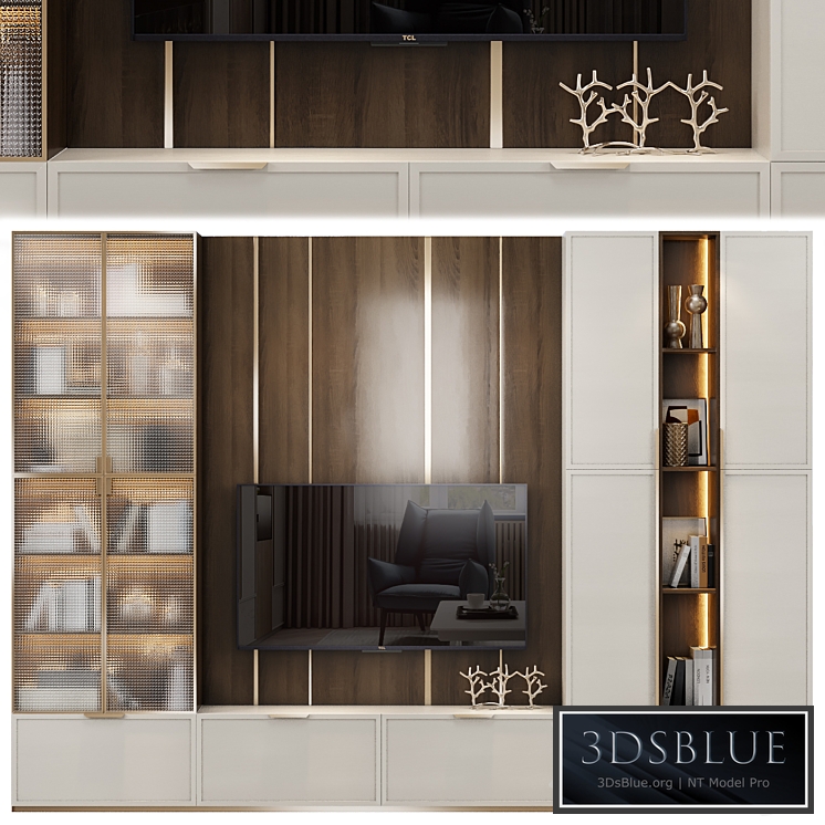 Neoclassical TV wall 010